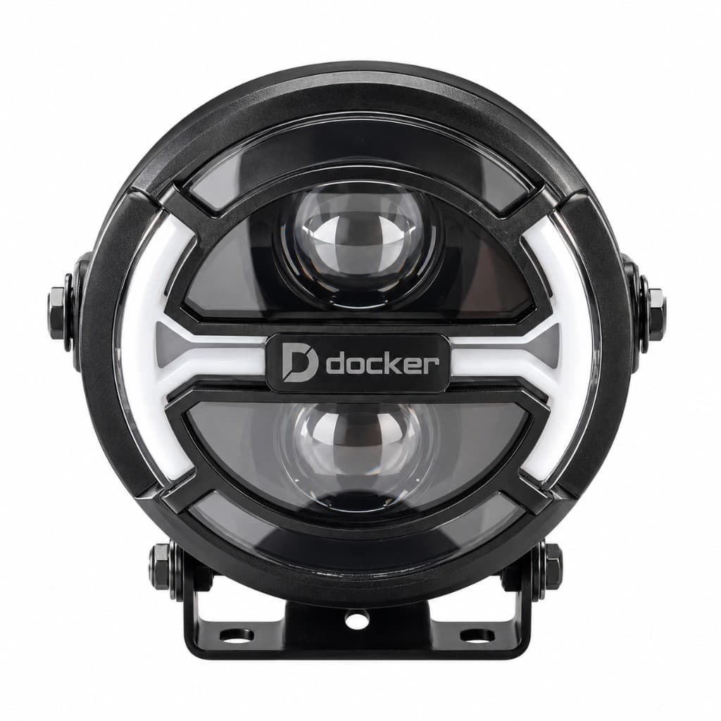 Docker front headlight