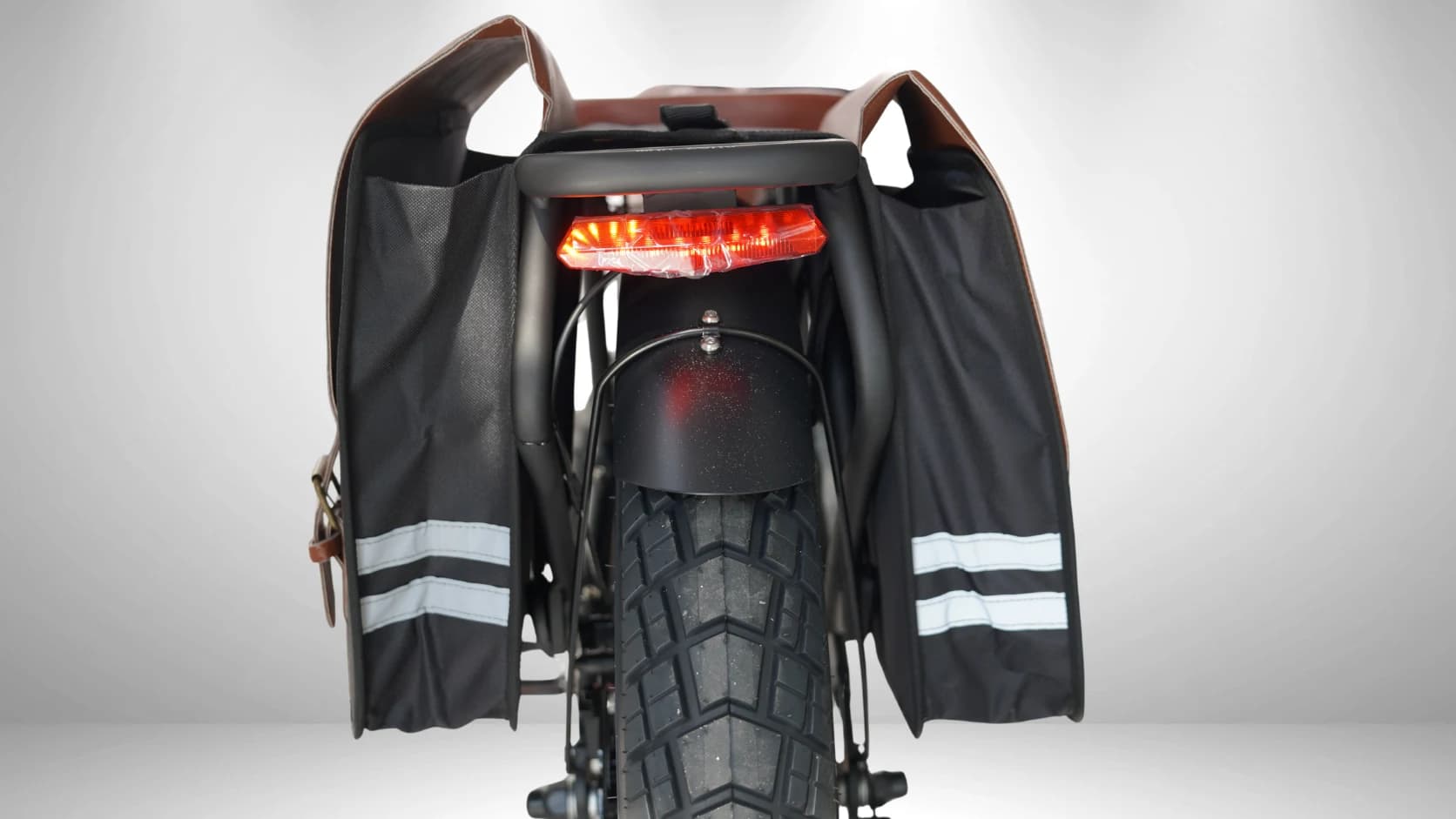 The Heritage — rear light and pannier bags